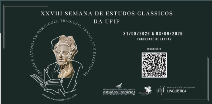codexperiodico's tweet photo. [UFJF] Semana de Estudos Clássicos 2026
A semana terá como tema: "Gregos e latinos em português: tradição, tradução e diversidade".
As inscrições para participação já estão abertas e podem ser realizadas pelo site:
https://t.co/T4uT45O6a8 https://t.co/eyeXbdVBZ6