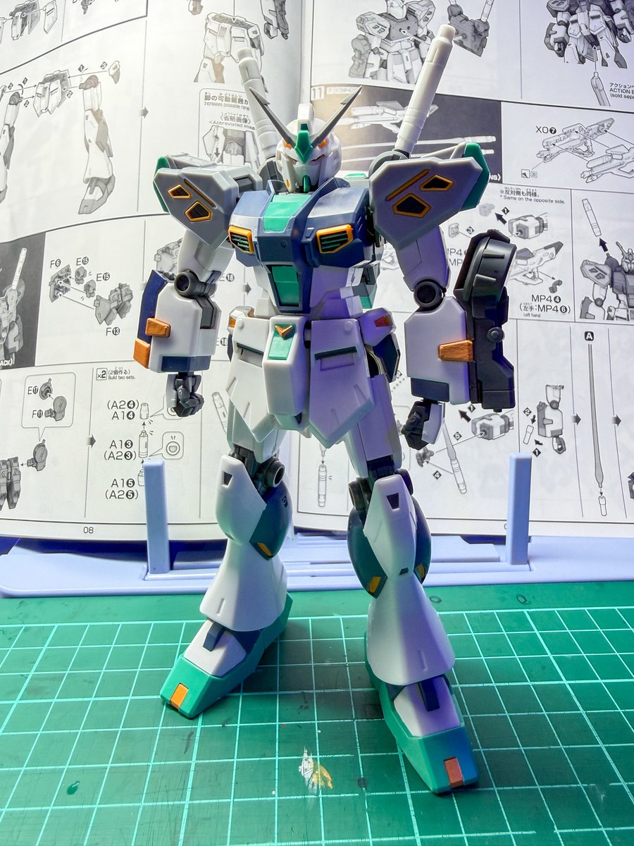 HKY_Hobby's tweet photo. 量産型νガンダム(仮組み)

#ガンプラ #gunpla https://t.co/n9wOeCFjQO