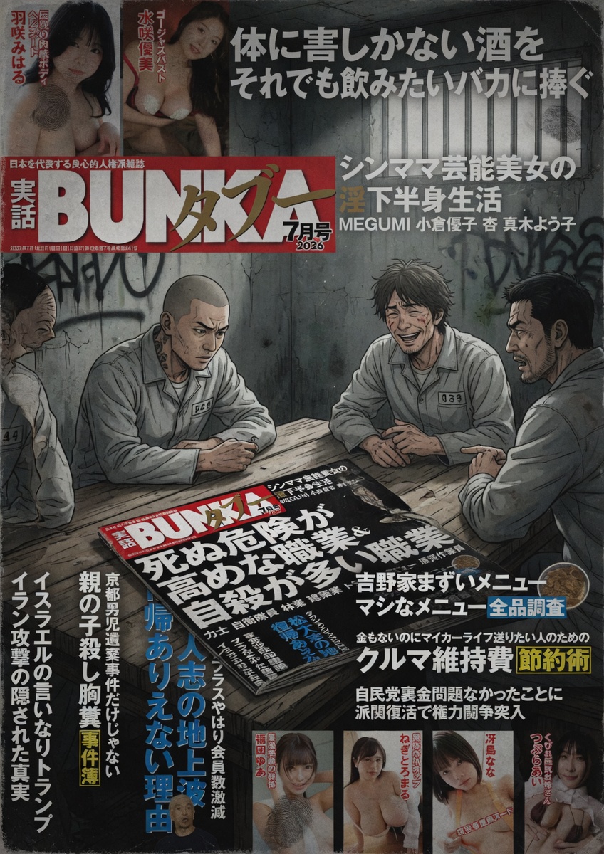 実話BUNKAタブー tweet media