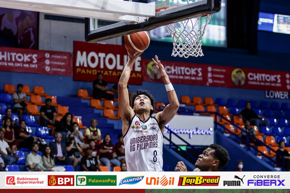 upmbt's tweet photo. A NU DAY CONQUERED πΆ
IN PHOTOS: The UP Fighting Maroons cruise to their second consecutive win in the 19th FilOil-EcoOil Preseason Cup via a 76-67 win against the NU Bulldogs at the Filoil-EcoOil Centre.
#UPFight #nowheretogobutUP #Filoil2026 https://t.co/DkFUyUUOii