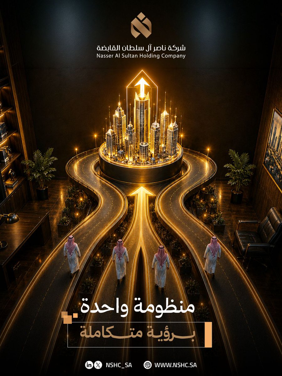 nshc_sa's tweet photo. منظومة واحدة… ورؤية متكاملة تصنع مسارات نمو أكثر وضوحًا.

عندما تجتمع #الخبرات و #القطاعات المختلفة تحت إطار واحد، تتحول الرؤية إلى #قرارات مدروسة وخطوات مترابطة تحقق أثرًا مستدامًا ونموًا متوازنًا
نحو مستقبل يُبنى على التكامل،وتُقاس فيه النتائج بخطط واضحة وأهداف قابلة للتحقيق. https://t.co/WGv6Ba8HZe