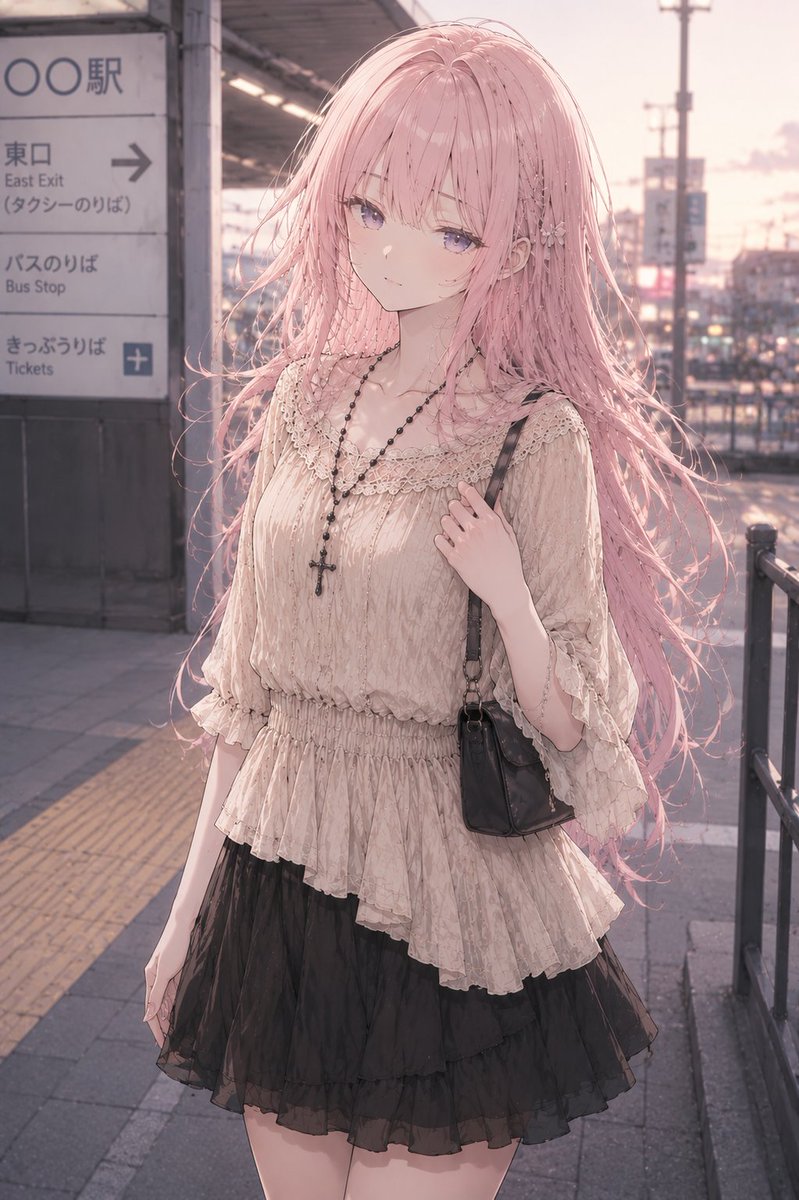 アリス服飾店 様のプロンプトをお借りしました🌸 アンニュイでちょっと