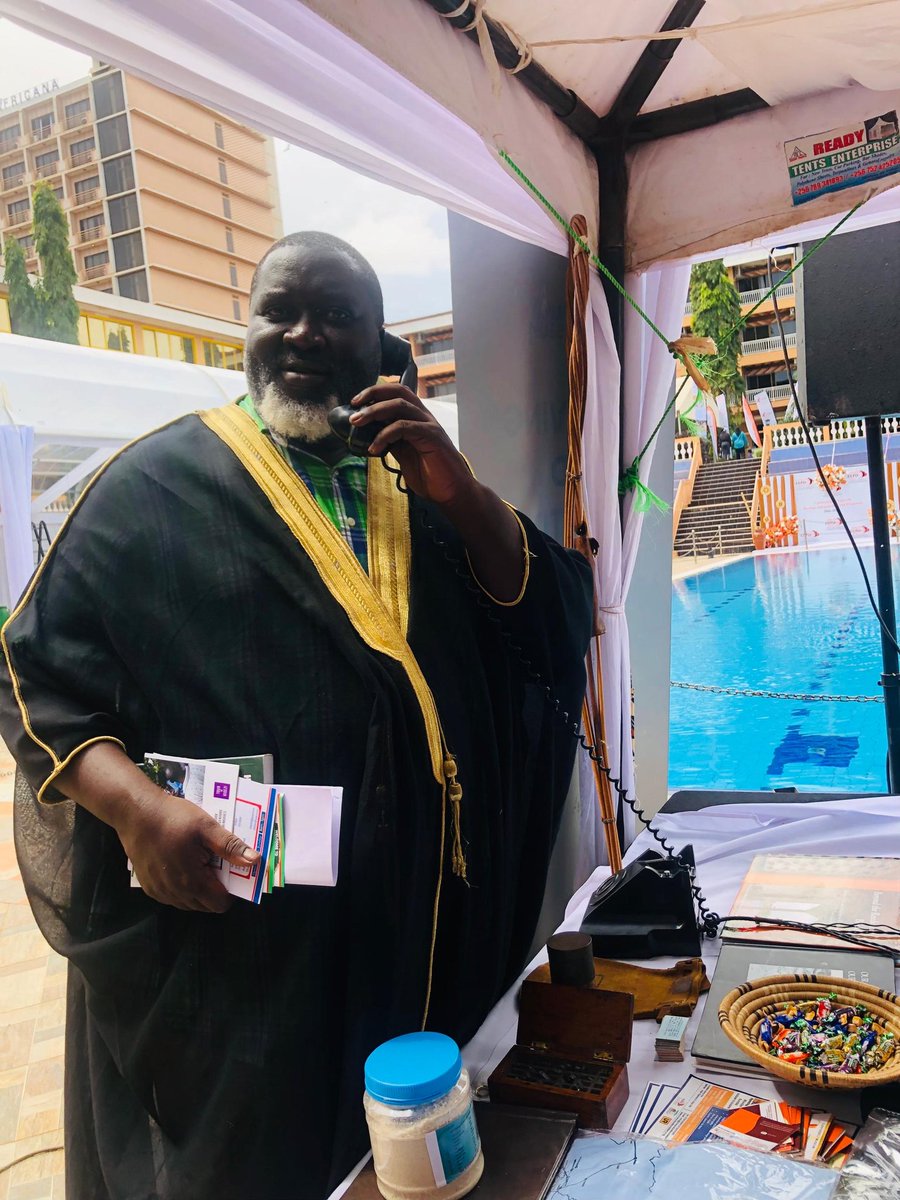 RailwaymuseumUg's tweet photo. Happening now at Hotel Africana.
The @RailwaymuseumUg
 team is proudly exhibiting and sharing our rich railway heritage, culture, and history with visitors.

 Thank you to everyone stopping by our stall to learn, connect, and celebrate heritage with us. 

#InternationalMuseumDay #MuseumsUnitingADividedWorld
#sstvi #19Mayıs1919 #Atatürk #CCFU20 #MartínFierro
