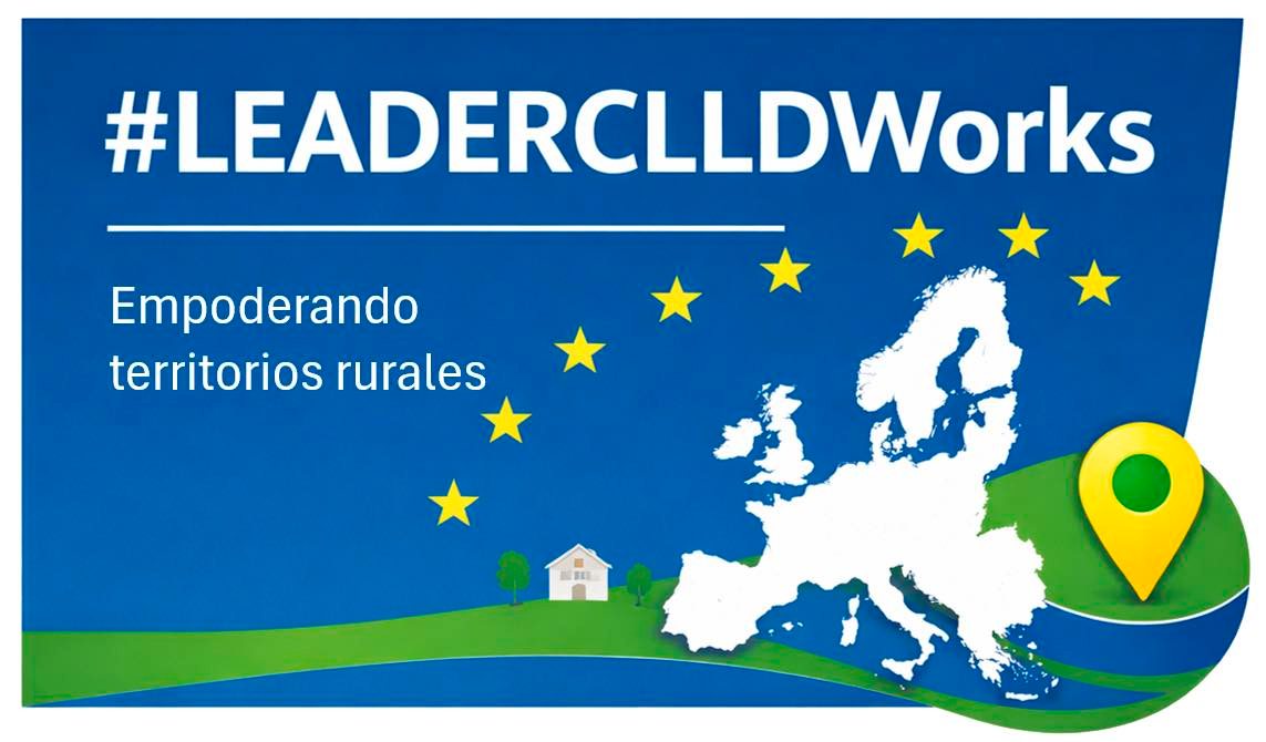 GDR_GUADIX's tweet photo. Nos unimos a la campaña “LEADER/CLLD Works. Empoderando territorios rurales” de Red Española de Desarrollo Rural (REDR) y ELARD AISBL, una iniciativa que quiere poner en valor el impacto transformador del enfoque LEADER 🇪🇺 en miles de pueblos y territorios rurales de toda Europa. https://t.co/rX2KoUYIzN