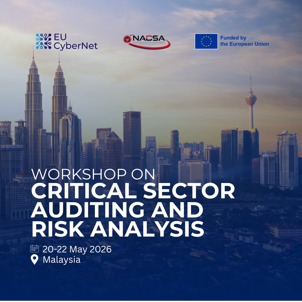 eucybernet's tweet photo. 🖥️This week, we’re in Malaysia🇲🇾 with @NACSAmalaysia and @EUinMalaysia for a workshop on #cybersecurity auditing and risk analysis in critical sectors to explore practical approaches to resilience.

👉🔗Read more on our web: https://t.co/nju3Itqqs8 https://t.co/60RZ6TFF7V