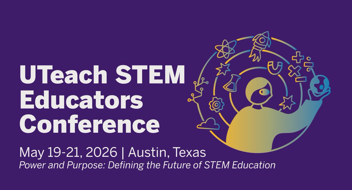 uteachinstitute's tweet photo. Welcome to the 2026 UTeach STEM Educators Conference, #UTeachNation! We’re excited to gather with #STEMeducation leaders &amp; learners this week! 
🌟 Conference site: https://t.co/LZshUxCaX7
🌟 Download the Cvent app (check your email!) 
🌟 Share! Tag @uteachinstitute #UTeachNation https://t.co/UYv59f9Gcq
