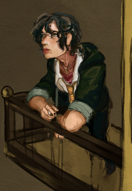 parkernott's tweet photo. drawn by @BrainSpikez 

includes a small scenario written for this piece by me in the comments https://t.co/vSJ7N5exbG