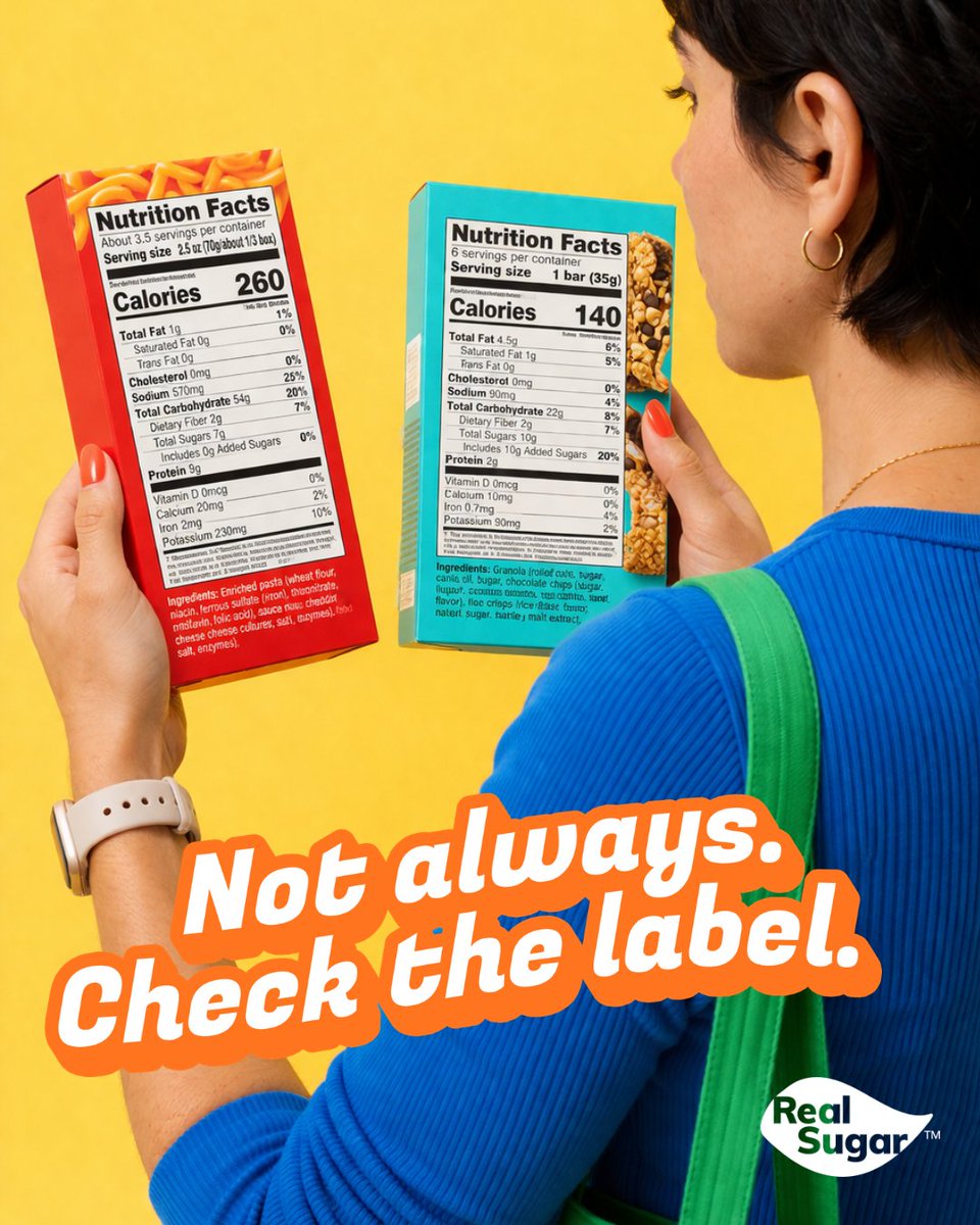MDFCoop's tweet photo. “Reduced sugar” means that a product has less sugar than the original, but sugar plays a lot of roles. When sugar is reduced, multiple ingredients often need to fill those roles – sometimes increasing the calories in a product. #FoodScience #RealSugar https://t.co/dmaThJZDpP