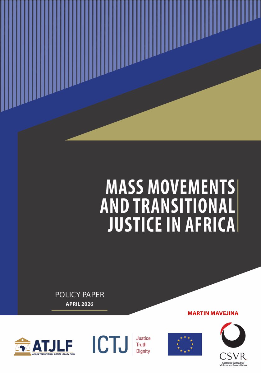 _CSVR's tweet photo. Why do mass uprisings in Africa so often end in political instability instead of lasting reform?  

Mass Movements and Transitional Justice in Africa examines the gap between protest movements and transitional justice across Africa.  

Access the report: https://t.co/ZZNfdBw7Dn https://t.co/5e2nVdOily