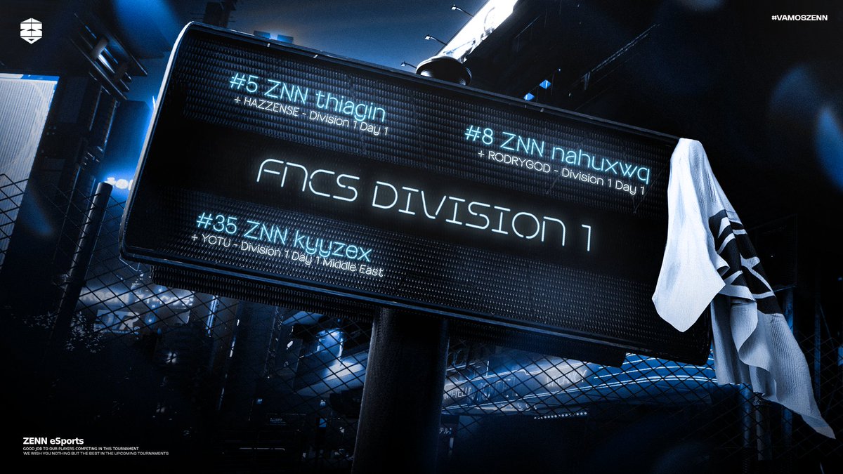 ZENNclub's tweet photo. FNCS Division 1 Dia 1 ⭐️

@thiaginxv + Hazzense - #5 BR
@nahuxwq + RodryGOD - #8 BR
@Kyyzexx + Yotu - #35 Middle East

Muy buen día 1. #VamosZenn https://t.co/JI9u3Ot8n5