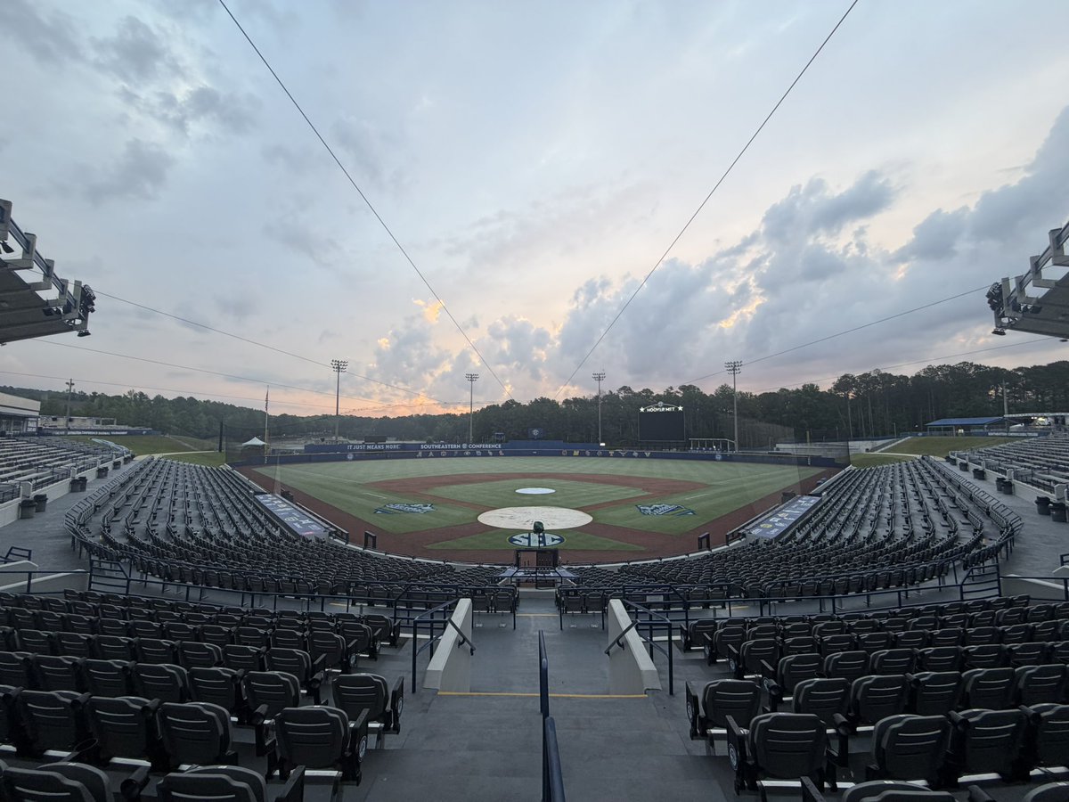 RyonSmith's tweet photo. Day one of the @SEC baseball tournament @spann https://t.co/VNIrjoeuTC