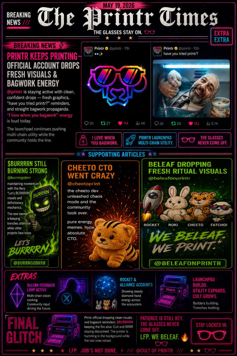 Cult of Printr tweet media