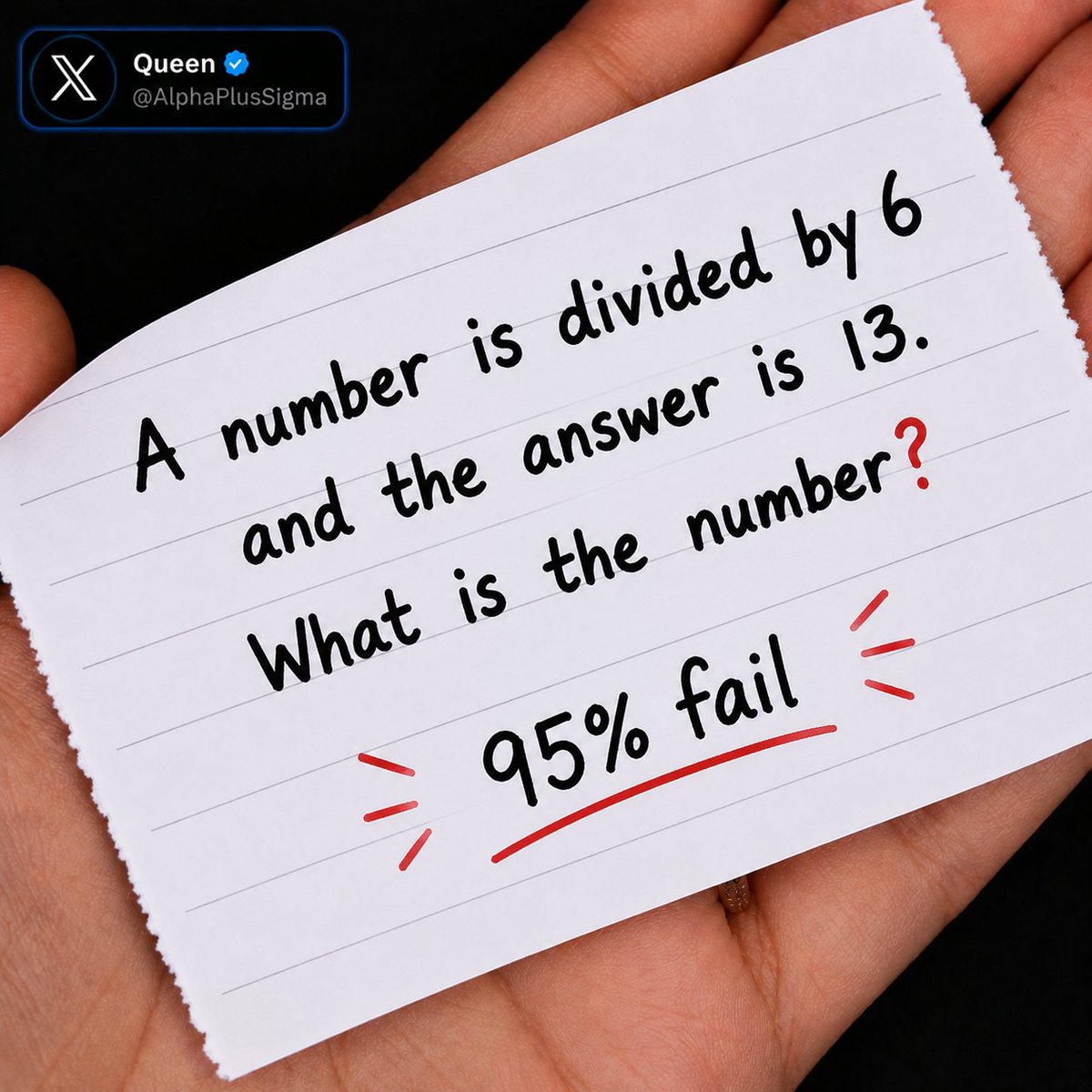 AlphaPlusSigma's tweet photo. What is Your answer❓ https://t.co/hJkII8YWyx