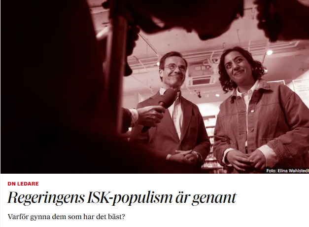 adamdanieli's tweet photo. Hur kan ett förslag som uppmuntrar långsiktigt sparande och bättre kapitalbildning beskrivas som populism? Slopade lapplisor, familjevecka och justerad kapitalbeskattning – hör de ihop för DN Ledare? https://t.co/wYW3Uwfgo5