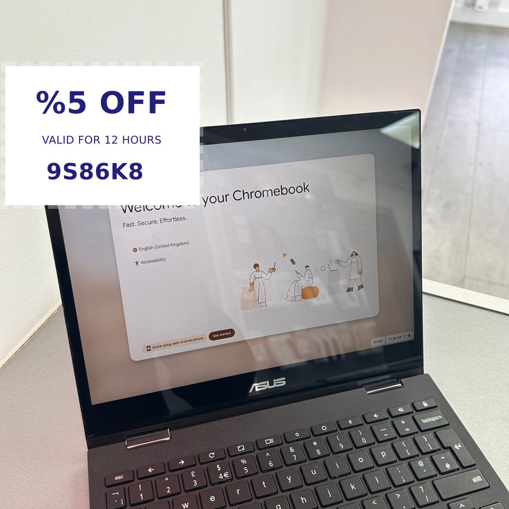 Time2Talk_co_uk's tweet photo. Check out this product 😍 ASUS Notebook Laptop - Chrome OS, 128GB SSD, 12 inch Touchscreen Model 😍 
by Time 2 Talk UK starting at £69.99. 
Show now 👉👉 https://t.co/pFnwEFuFeo https://t.co/FswF1VrzLi