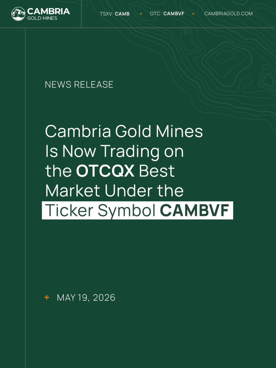 Cambria Gold Mines tweet media