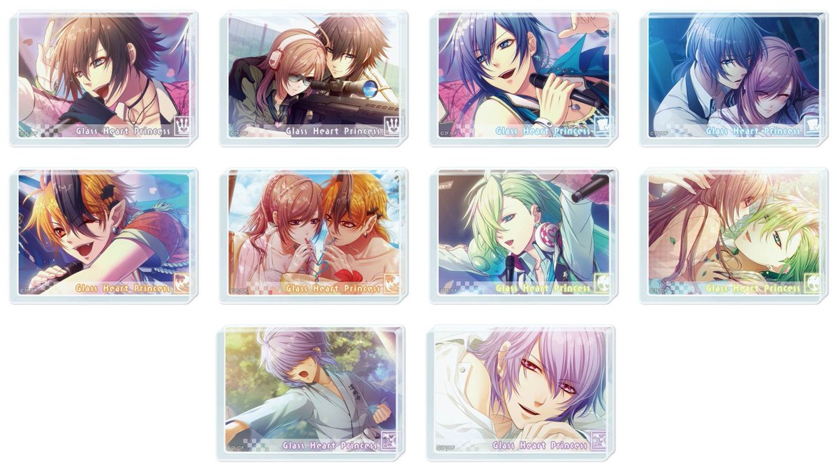 アニメイトオンラインで予約開始！ Glass Heart Princess アクリル