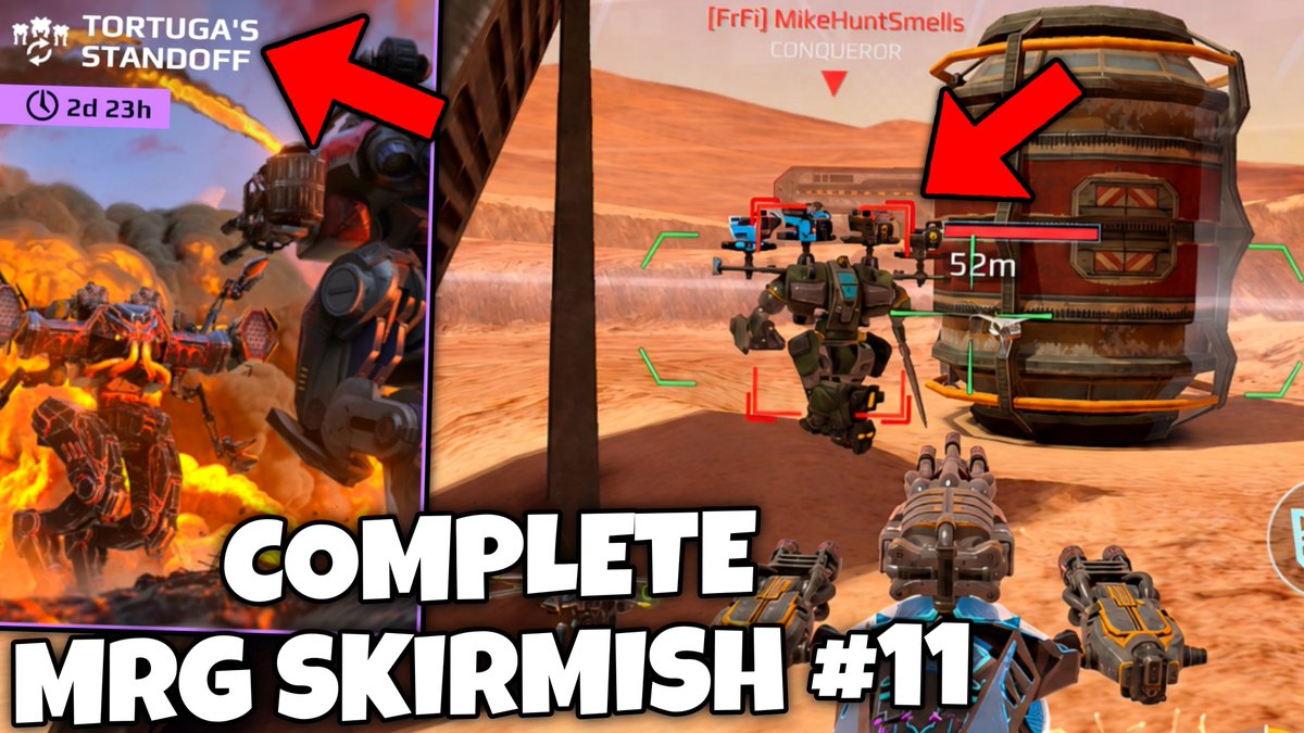 BeefyYT_'s tweet photo. MRG Skirmish Tortuga's Standoff EXPLAINED! | WR - War Robots 12.0 https://t.co/IvNPYyEDvd

#warrobots #wr #gameplay https://t.co/9JSxePvvsZ