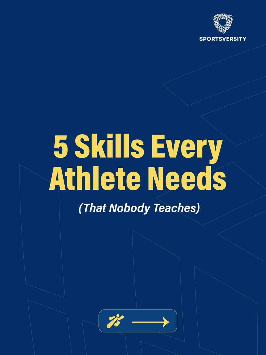Sportsversityco's tweet photo. The skills that built your playing career won't build what comes after it.
These 5 will.

🔗 https://t.co/cqZeg061pD
Don't watch from the stands. Run the game. 🏆

#Sportsversity #RunTheGame #AthleteSkills #LifeAfterSport #IndianAthletes #FinancialLiteracy #SportsCareer https://t.co/IjB5vY7Vhe