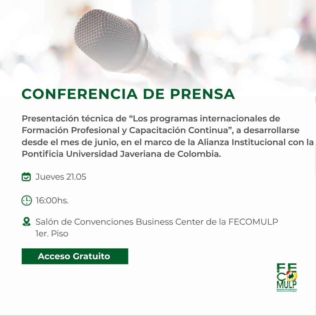 fecomulpoficial's tweet photo. 📌 Conferencia de Prensa.

#Fecomulp #Cooperativas #Capacitación https://t.co/qtmARXVNOh