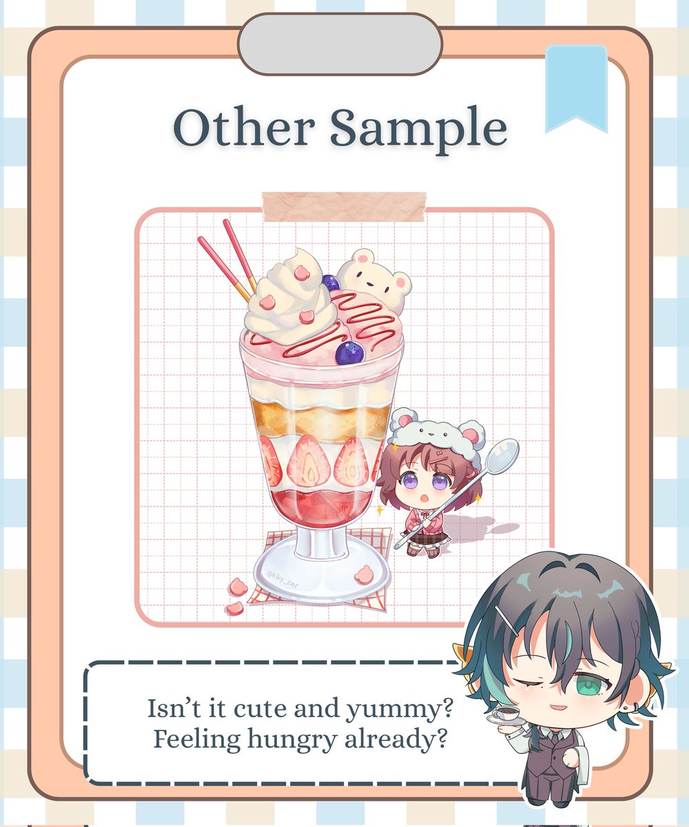 2erKyy's tweet photo. Hello! Tiny Bites Commission is now open ✨☕🍞

Get your custom chibi with your favorite food theme at an affordable price~
limited slot 4 only!

Order here:
VGen: https://t.co/d4kqAAvXJg

#zonauang #commissionopen #zonajajan https://t.co/JzMrp5HIR7