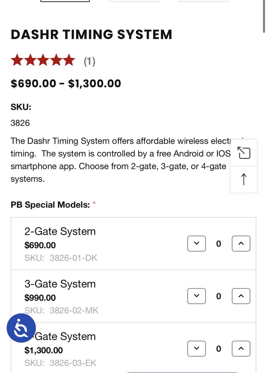 seancooper_C4's tweet photo. For SALE

Full Like New DASHR Timing System.

3 Gates

* Like New & used as our Backup Gates.

Only selling because we changed brands  that’ s more convenient for our needs.

3-Gate System- 3 Timing Gates record 2 times (Includes: 6 Tripods, 2 Mini Tripods, 3 Laser Modules & 3 Reflectors)

$600

Would be Great for teams or schools looking to Have an opportunity to Test and Time with feedback have worked great for us having reliable data.