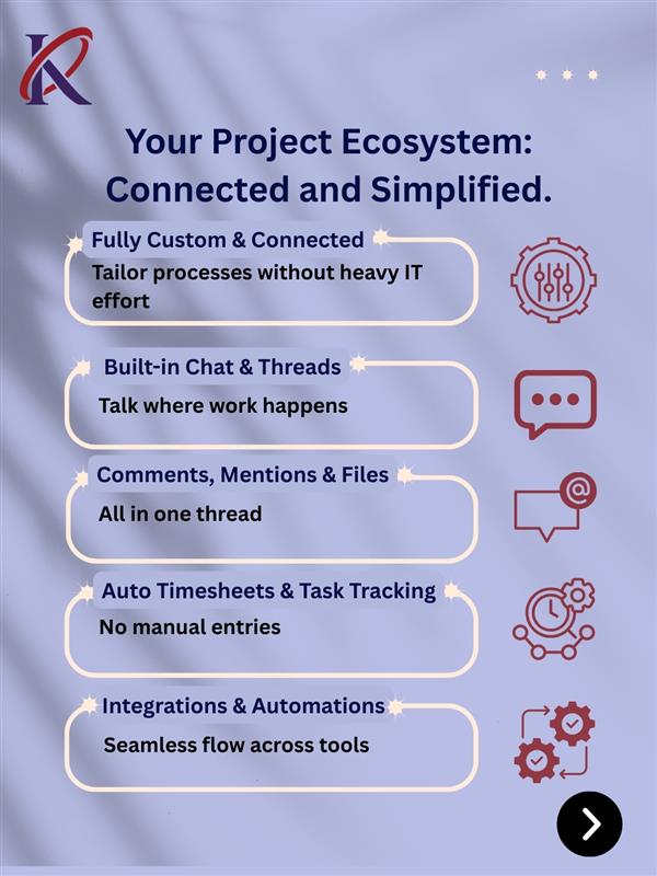 kodefast's tweet photo. Managing projects shouldn’t feel like chasing #updates across chats, calls, and random #spreadsheets
One missed #meeting, one forgotten #report, and suddenly the whole workflow needs a “quick sync.”
Smarter #automation keeps everything connected without the chaos! https://t.co/i5GVpcdCSq