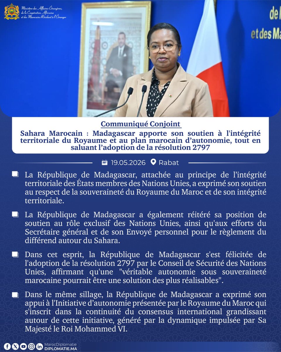 Maroc Diplomatie 🇲🇦 tweet media