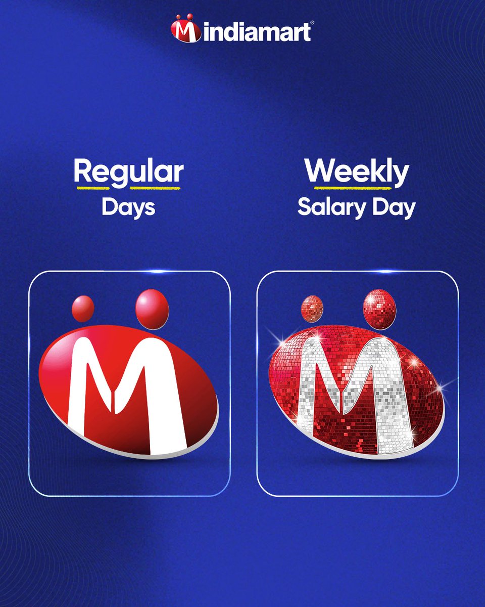 IndiaMART's tweet photo. Your weekly wrapped done right!
Kyuki, Kaam Yahin Banta Hai

#IndiaMART #KaamYahinBantaHai #Trend #B2BIndia #MSMEs https://t.co/TxshVaal6G