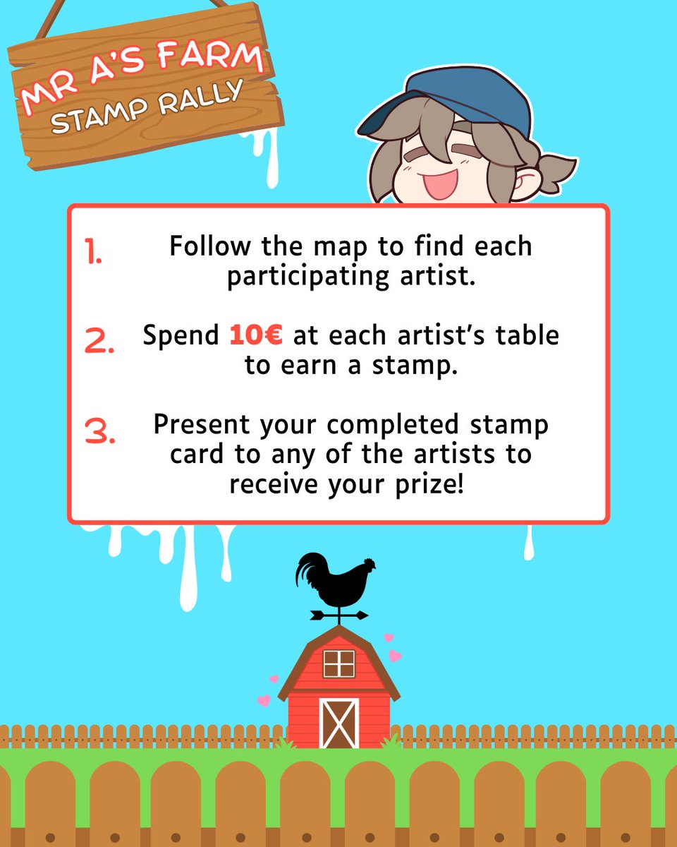 TrashTank's tweet photo. Come support your local farmer by taking part in our Mr A's Farm stamp rally at #Dokomi! We've got an amazing prize pack full of artwork featuring our favourite freaks!

Can't wait to see you there! 👨‍🌾🐮🐓🐷

#MrA #LittleA #Milton #Yaoi #BL #BoysLove #MrAsFarm #Manhwa #Dokomi2026 https://t.co/LjBM4QCwDo