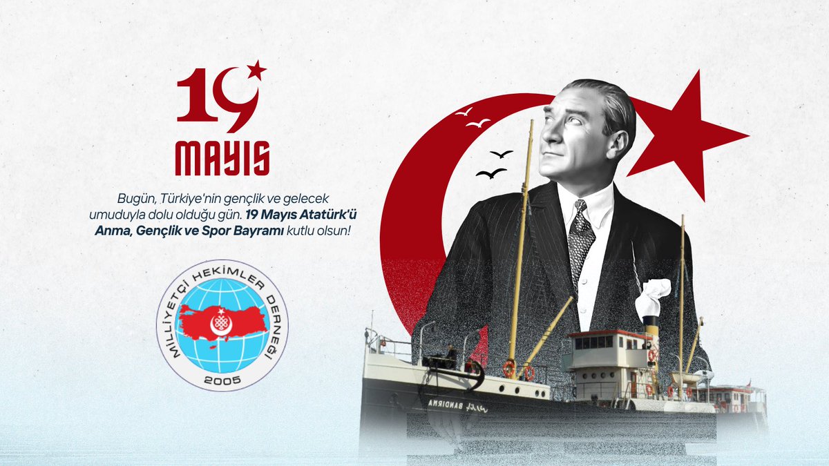 MilHekDer's tweet photo. 19 Mayıs Atatürk'ü Anma, Gençlik ve Spor Bayramımız Kutlu Olsun! https://t.co/5e2CYKJWcN
