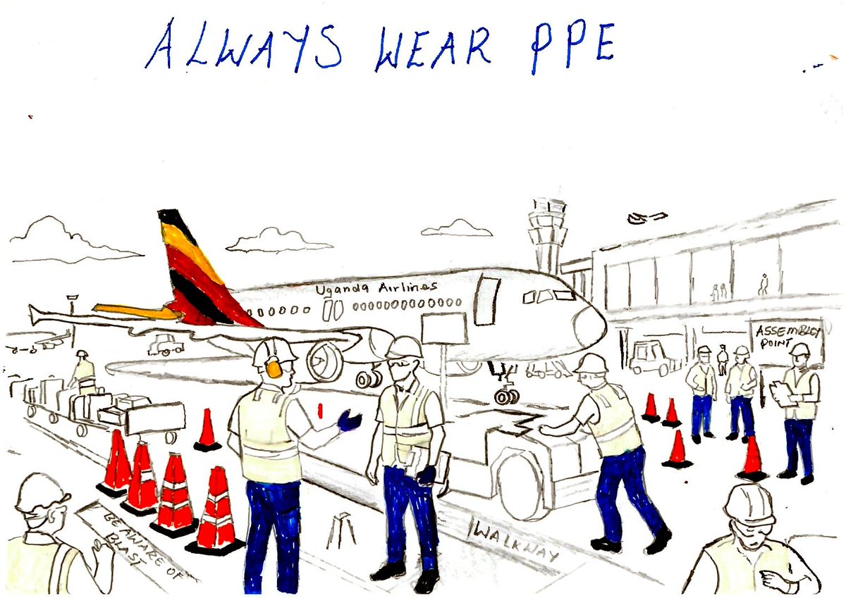 DulscoGroup's tweet photo. Our Aviation team’s drawings show safety is more than rules—it's awareness, responsibility, and care every day. #DulscoPeople #Safety #WorkplaceSafety #PeopleFirst #UAE https://t.co/tA0dFvyQkX