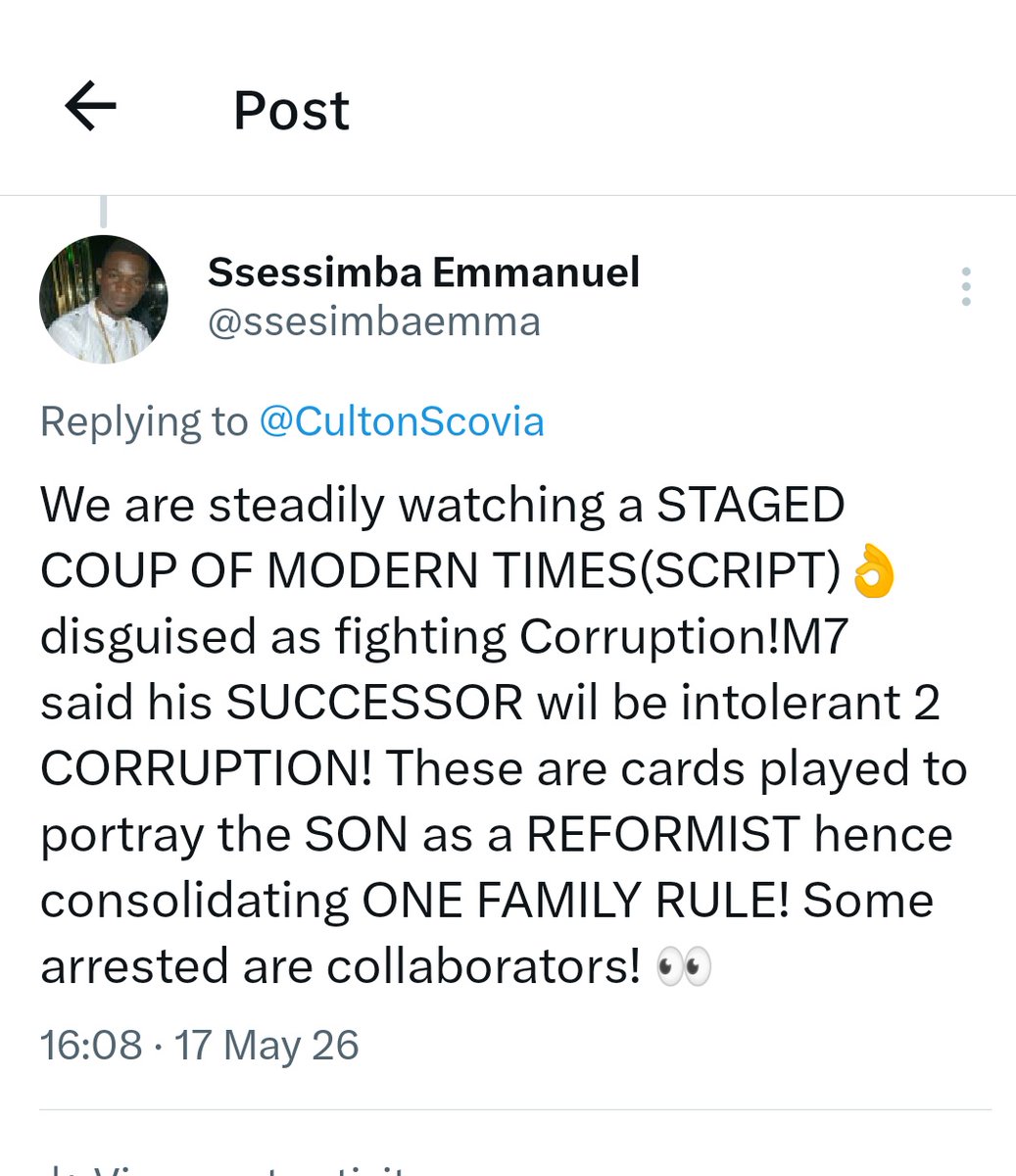 ssesimbaemma's tweet photo. @pmagelah @IsaacSsemakadde Just like I said 2 days ago!👌 https://t.co/ngyPeaesGd