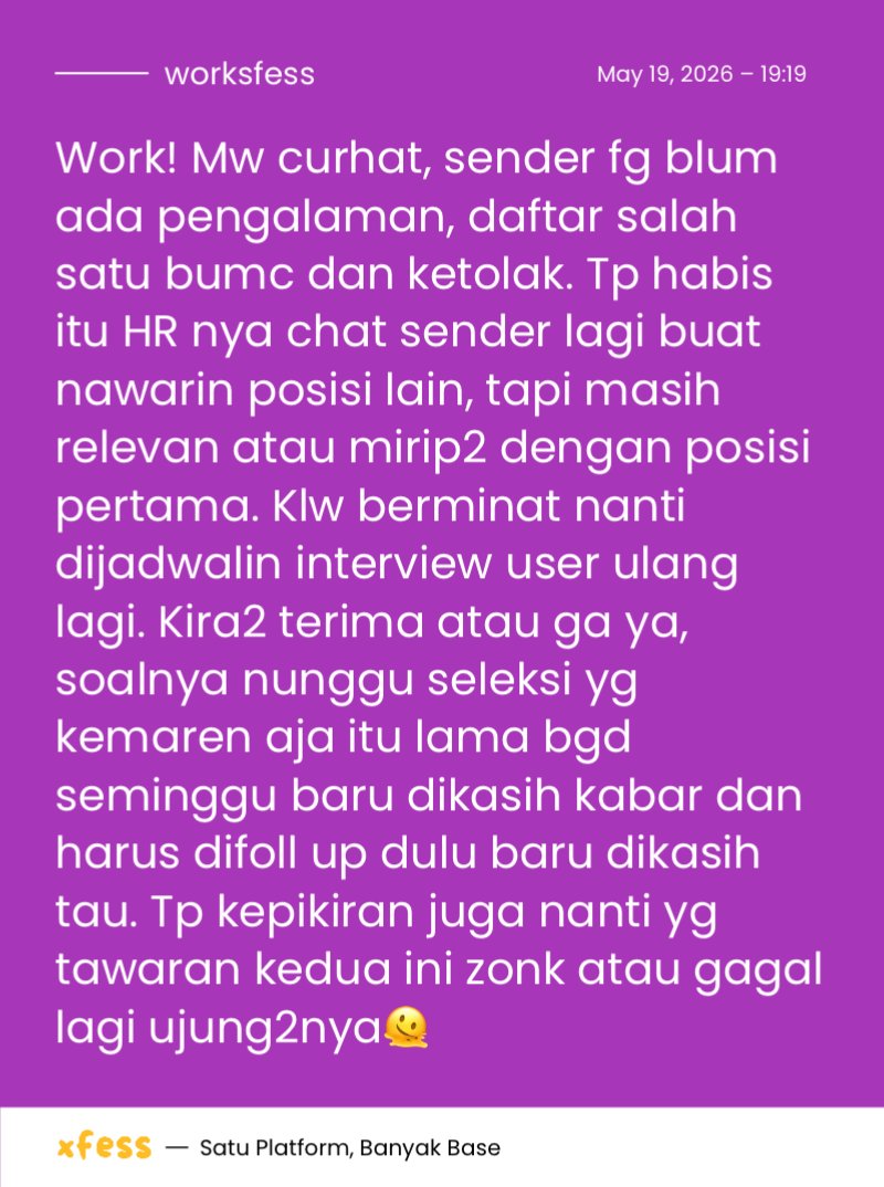 WORK tweet media