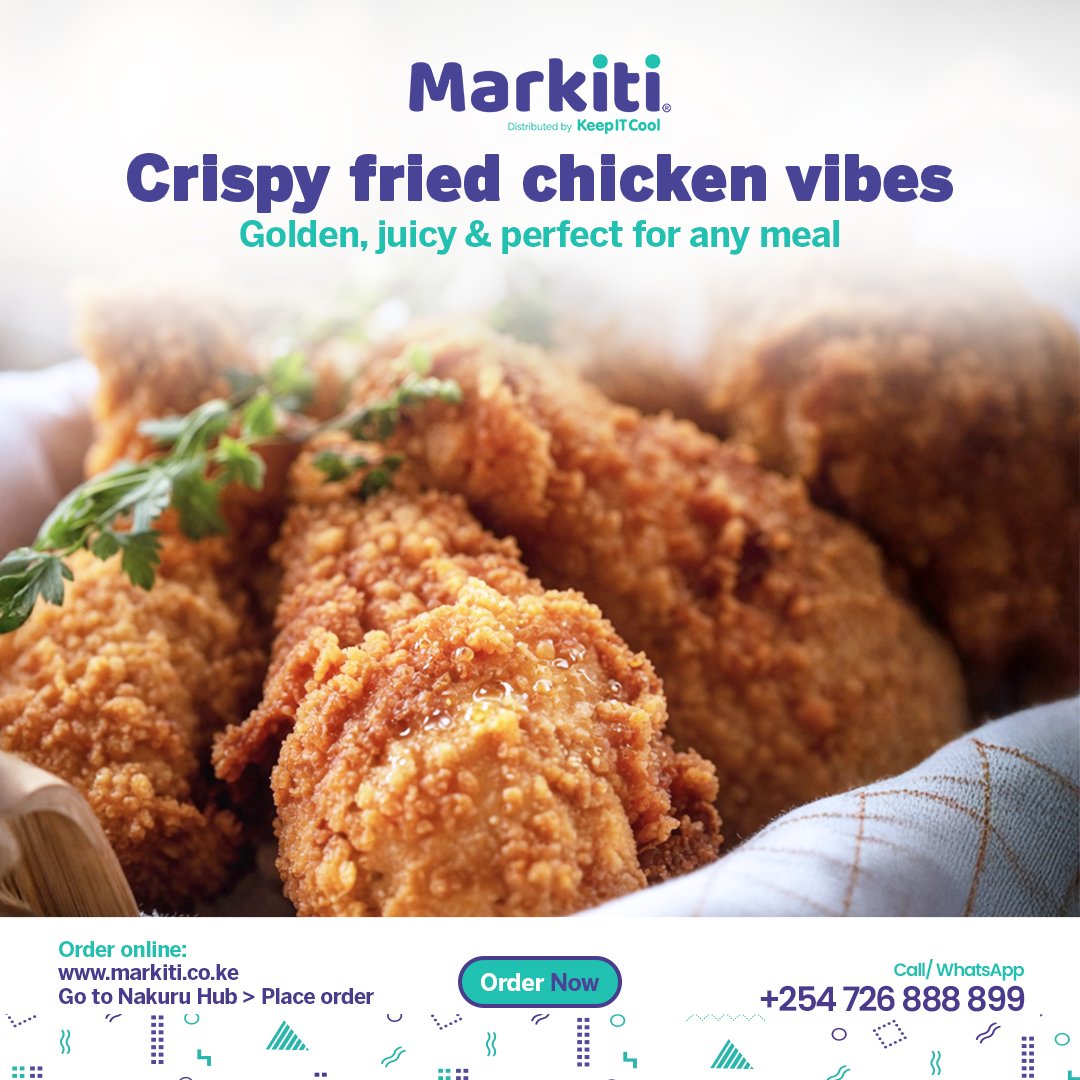 Markitiapp's tweet photo. Crispy fried chicken done right — golden, juicy, and full of flavor in every bite. 🍗🔥

Order now on My One App or visit Markiti https://t.co/IZqBWlugcA