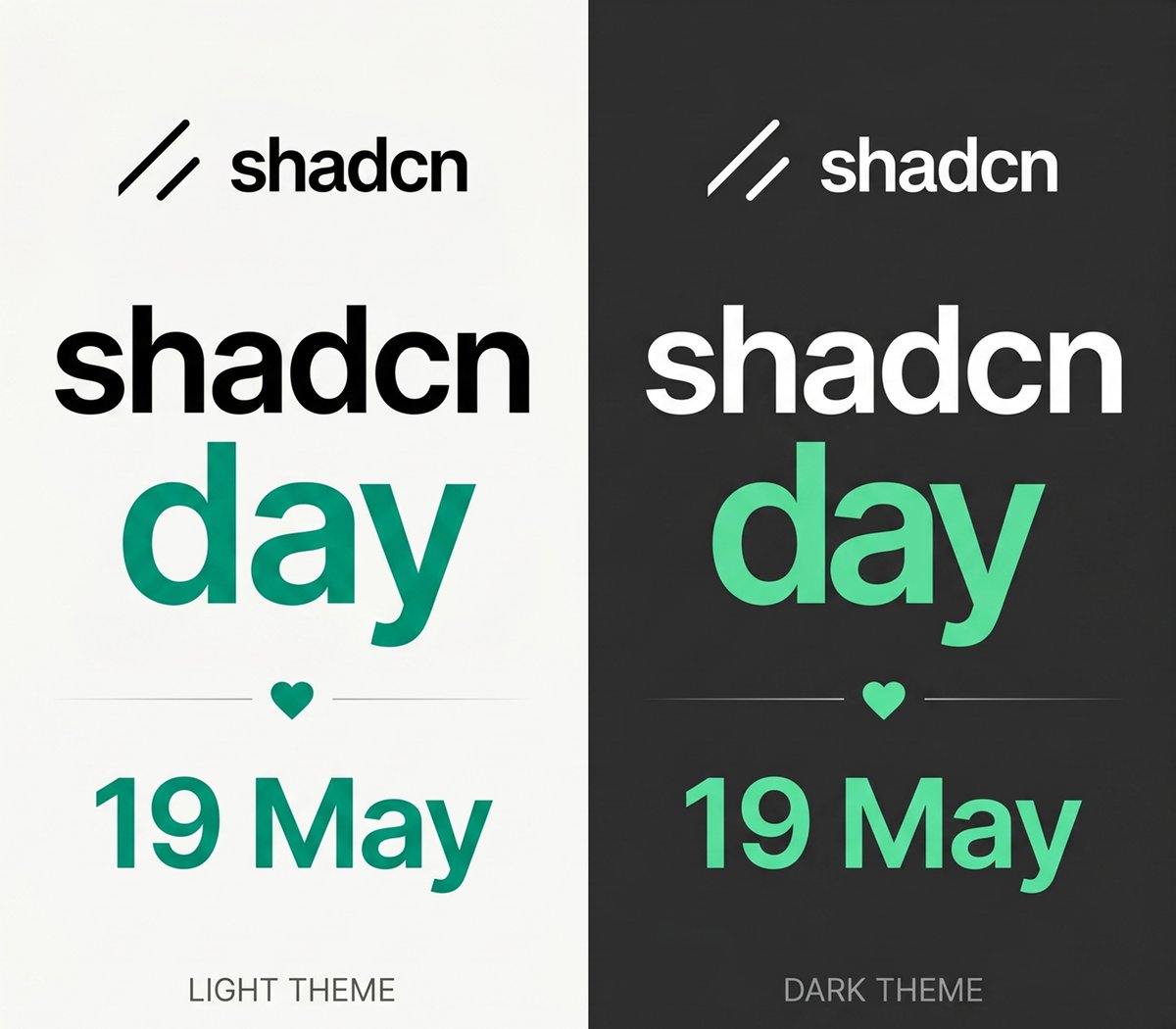 withden_'s tweet photo. I think we as developers should officially celebrate today as shadcn Day.

@shadcn has been winning for a while, but today feels like total domination

- @theo 
- @mannupaaji 
- @FrancescoCiull4 
- @orcdev 
- @kapish_dima 
- @ausrobdev 
- @alibey_10 
- @uixmat 
- @ajaypatel_aj https://t.co/np2zKlguvZ