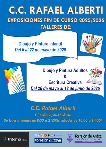 Ayto_Torrejon's tweet photo. CULTURA | No te pierdas las exposiciones que se pueden disfrutar en los centros culturales de forma gratuita #TorrejónDeArdoz @torrejoncultura @MuseodeTorrejon @LaCajaDelArte @JosAMoreno9 
🔗 https://t.co/lA6OErK5DB https://t.co/YVlTeF6W7P
