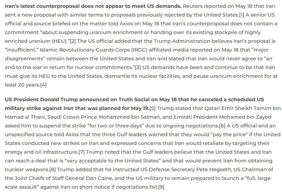 Institute for the Study of War tweet media