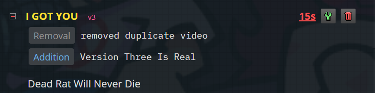 DeadRatMod's tweet photo. VERSION THREE IS REAL I FUCKING GOT YOU https://t.co/B8GsHkhOEb https://t.co/YKUXqxX9Kr
