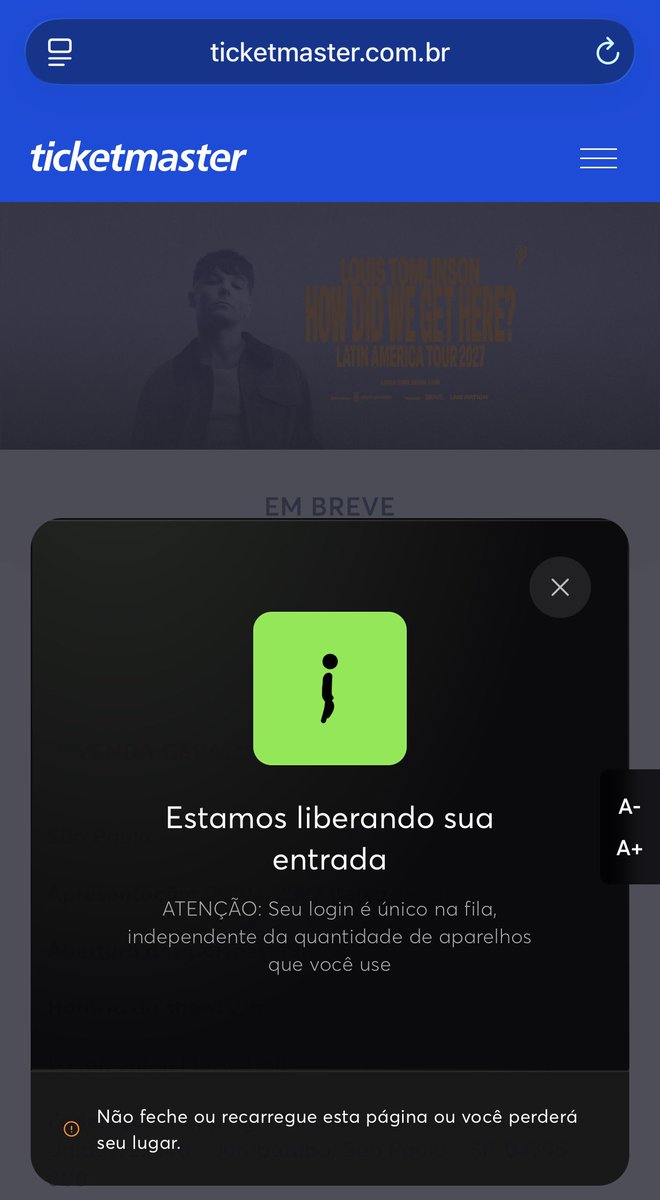 louistbr's tweet photo. 🎟️ • Sala de espera liberada! https://t.co/cntZTXi7xq