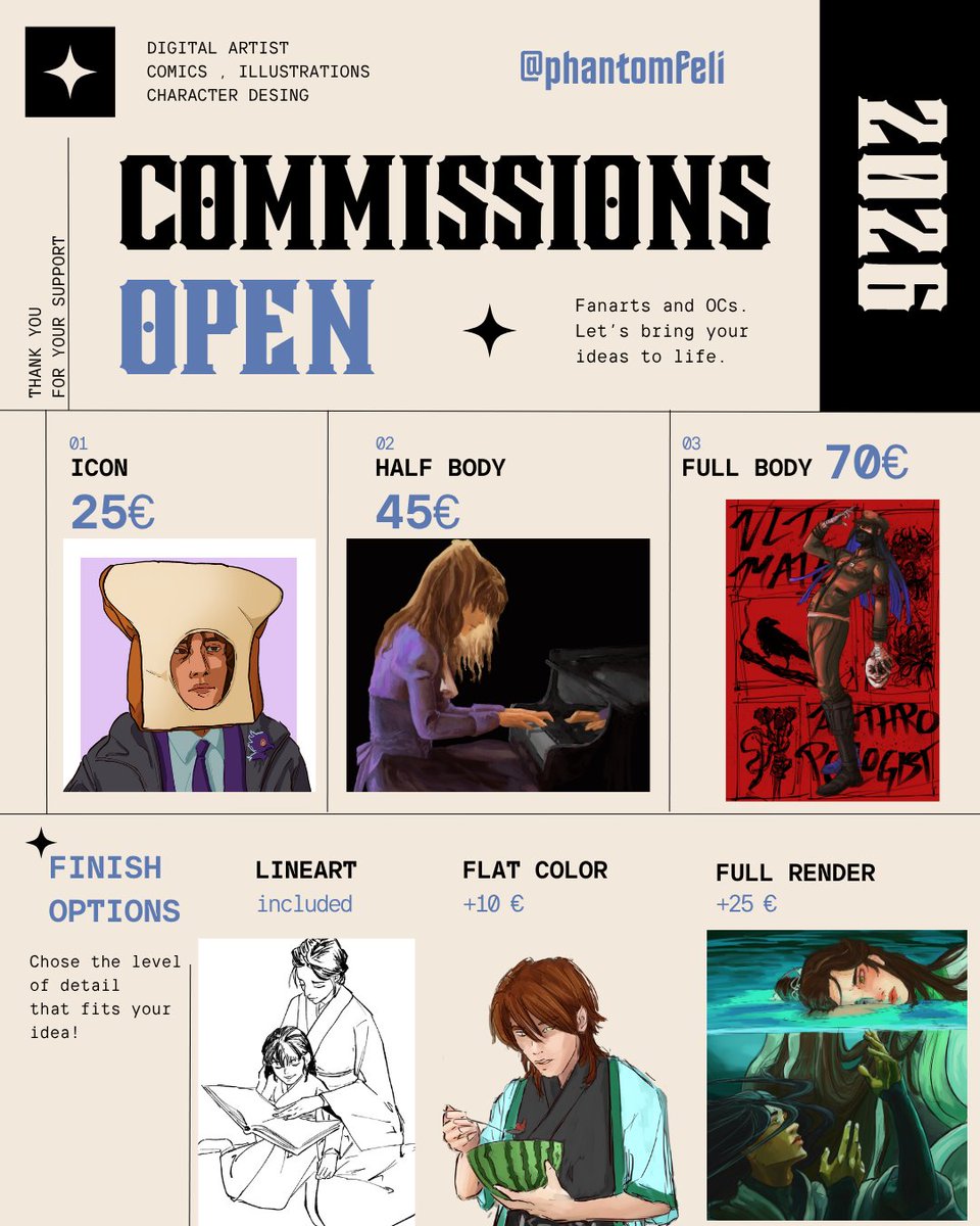 Feli ‼️COMMS OPEN‼️ tweet media