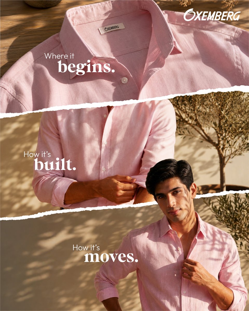 Oxemberg's tweet photo. It starts with fabric and ends with presence.
Every detail, working together.

#Oxemberg #MakeYourMove #Menswear #SmartCasual #PremiumStyle #EverydayDressing https://t.co/nHiPNdmcsj