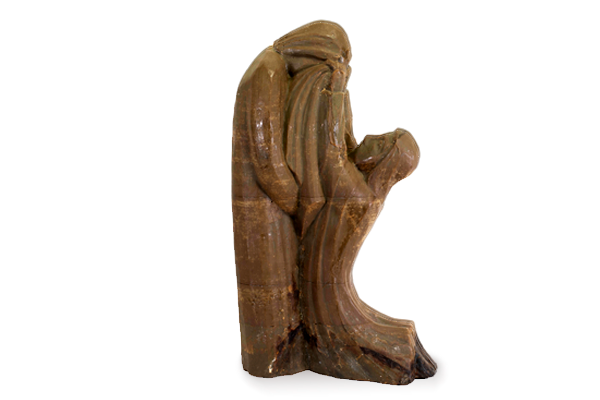 MarianLibraryUD's tweet photo. Do you remember the gift of Benjamin Miller prints we mentioned back in March?  Allen W. Bernard gave us a wonderful statue as well. Nicole will tell you all about it. https://t.co/IQ3dIigs1U https://t.co/1CXdfs6PrY