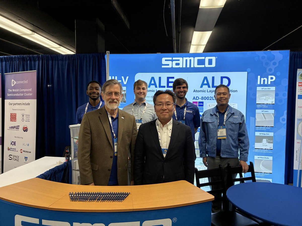 Samco_PR's tweet photo. CS MANTECH has officially kicked off at the Portland Marriott Downtown Waterfront! Please stop by Samco Booth #302 to say hello. Our team is looking forward to seeing you there.
#CSMANTECH #Samco #Semiconductors #Portland https://t.co/vcTTISvkbM