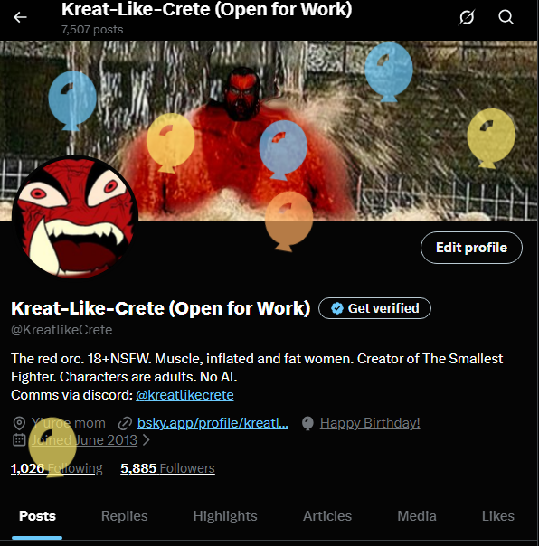 Kreat-Like-Crete (Open for Work) tweet media