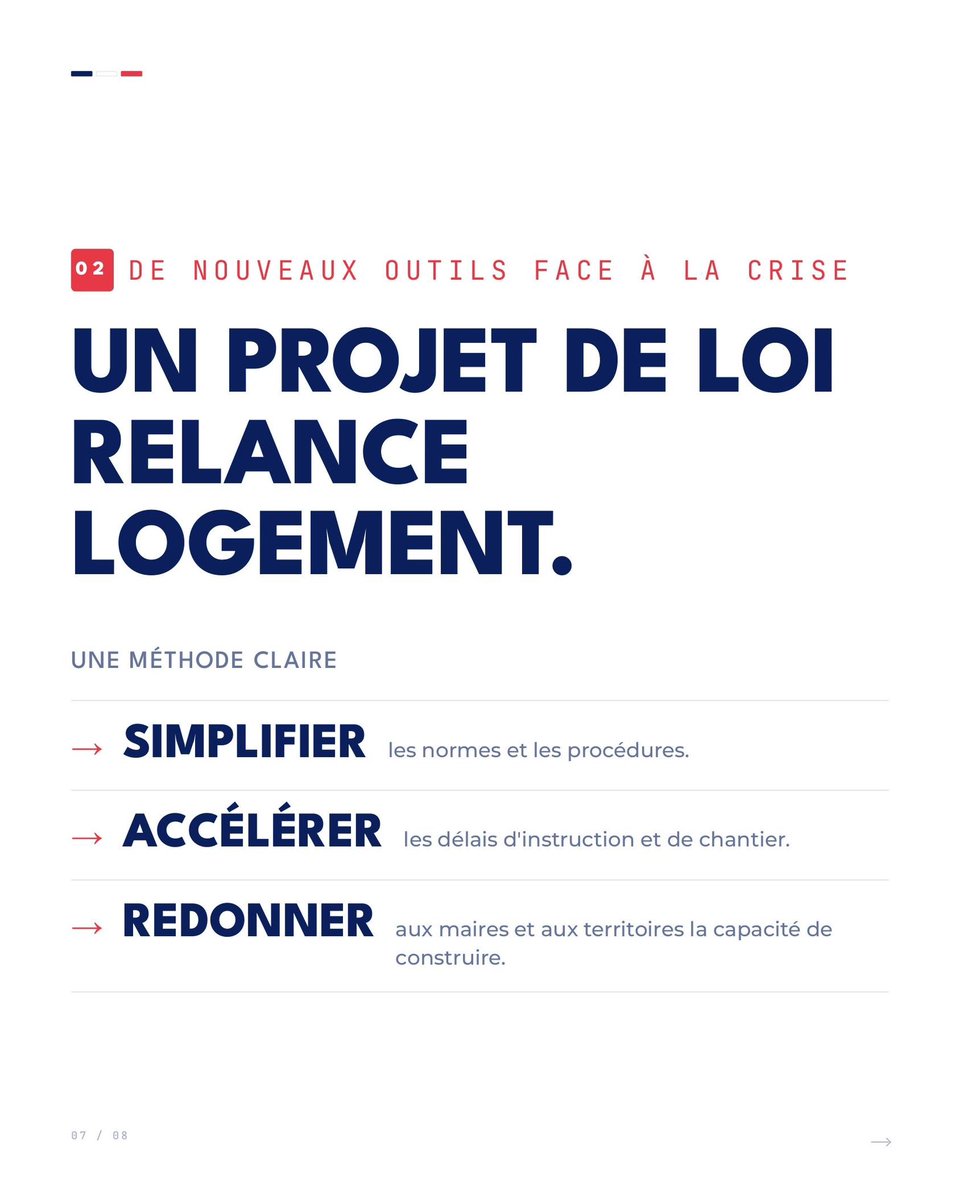 VincentJeanbrun's tweet photo. @gouvernementFR @SebLecornu 🇫🇷 Le projet de loi Relance Logement qui sera présenté dans les prochaines semaines amplifiera cette dynamique avec une méthode claire :
→ simplifier
→ accélérer
→ redonner aux maires et aux territoires la capacité de construire. #PJL #Relance #Logement https://t.co/hVZZWOkCgR