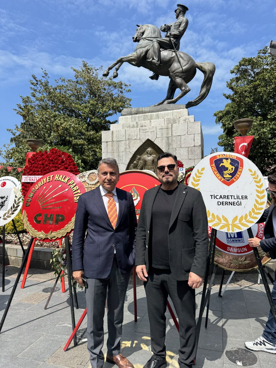 ayhanmilci's tweet photo. 19 Mayıs ruhunu, bağımsızlık ateşini ve Cumhuriyet inancını hep birlikte yaşamak için Samsun’dayız.
Gazi Mustafa Kemal Atatürk’ün ilk adım attığı bu kutlu şehirde, Türk milletinin yeniden ayağa kalkışının iradesini bir kez daha hissediyoruz.

106 yıl önce yakılan istiklal meşalesi sönmedi, sönmeyecek.
Ne mutlu Türk’üm diyene! 🇹🇷

@umitozdag @azmikaramahmut @cezmipolat @musaertugan @eerhan1 @alisehirlioglu @zaferpartisi @zaferkonyail @zpgenclikkonya