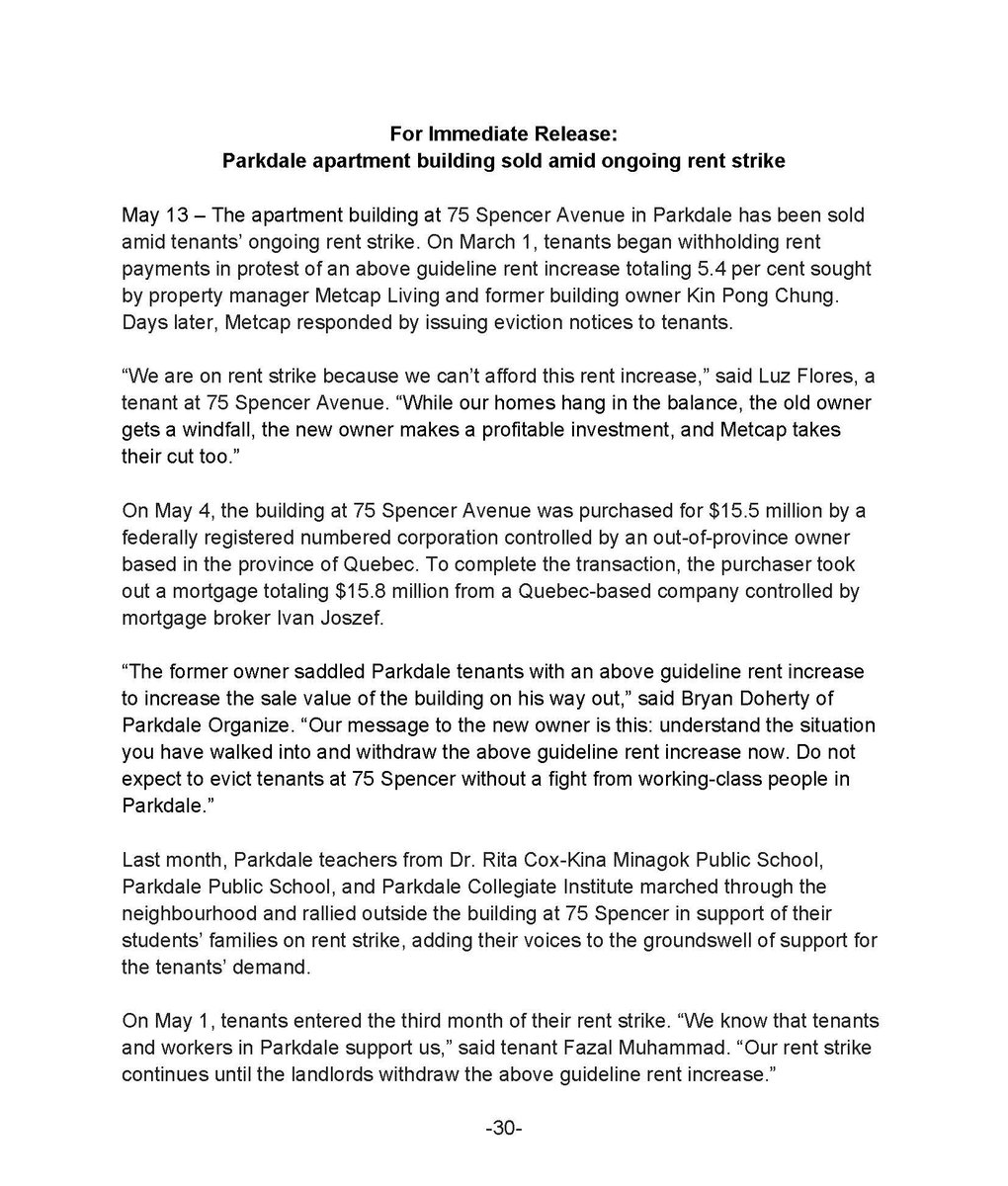 Parkdale Organize tweet media
