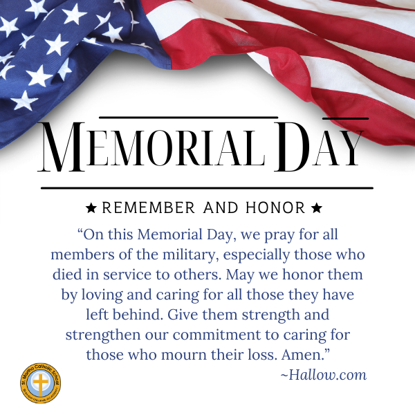 StMarthaCS's tweet photo. #MemorialDay #Remember #Honor https://t.co/3lpZsMtD2M