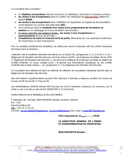 prostat burundi tweet media